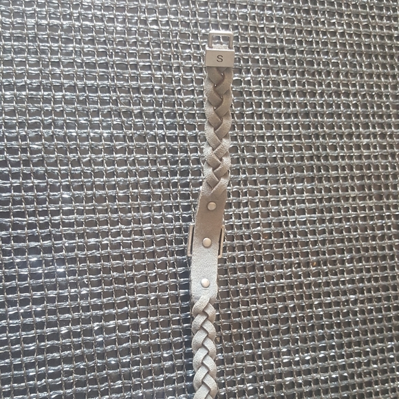 Lia Sophia Crystal Bling Pewter Bracelet S - Picture 7 of 9